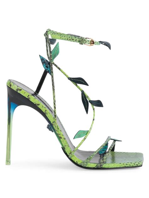 versace leaf sandal